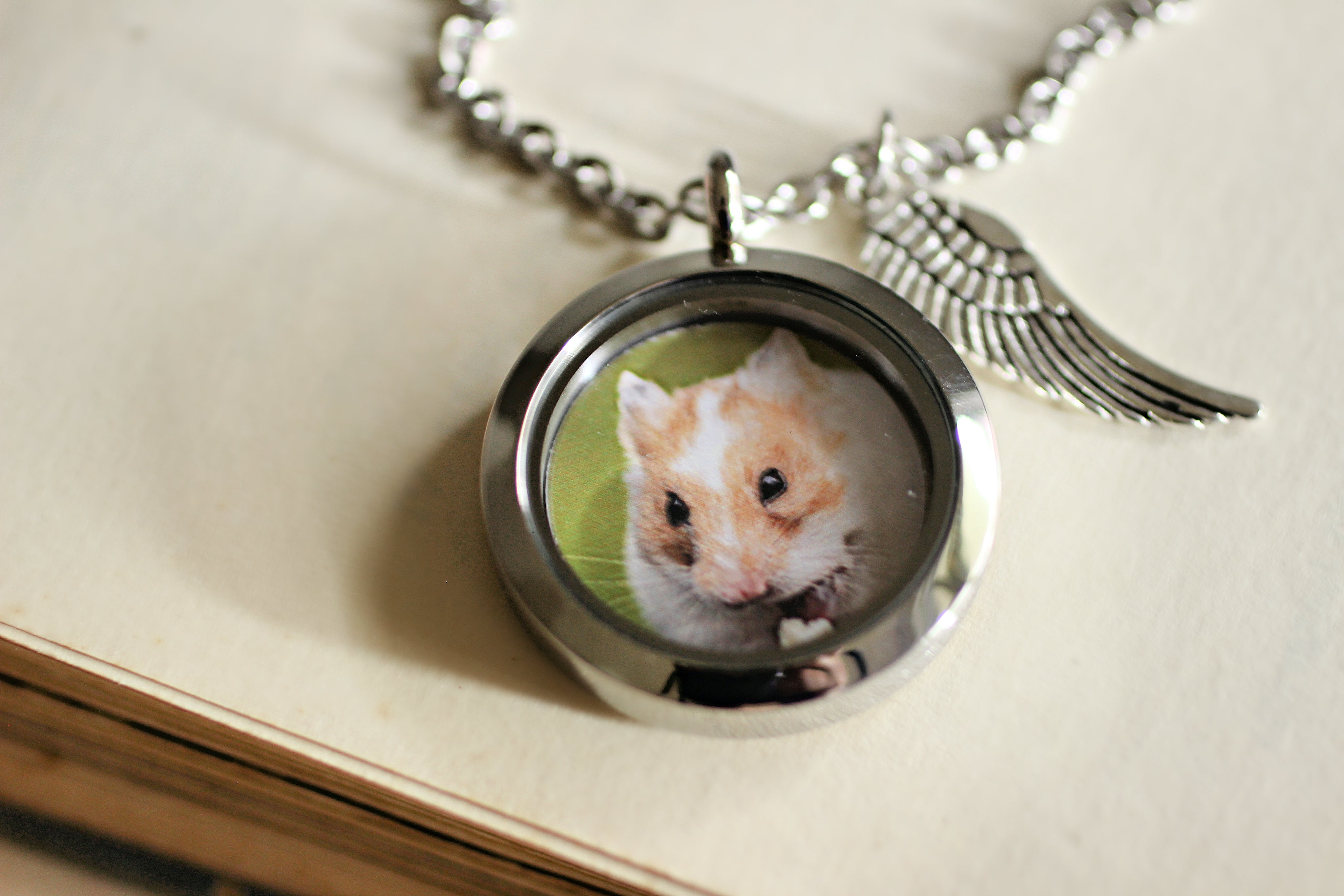 Hamster necklace best sale